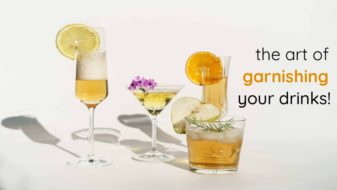 the art of garnishing your drinks