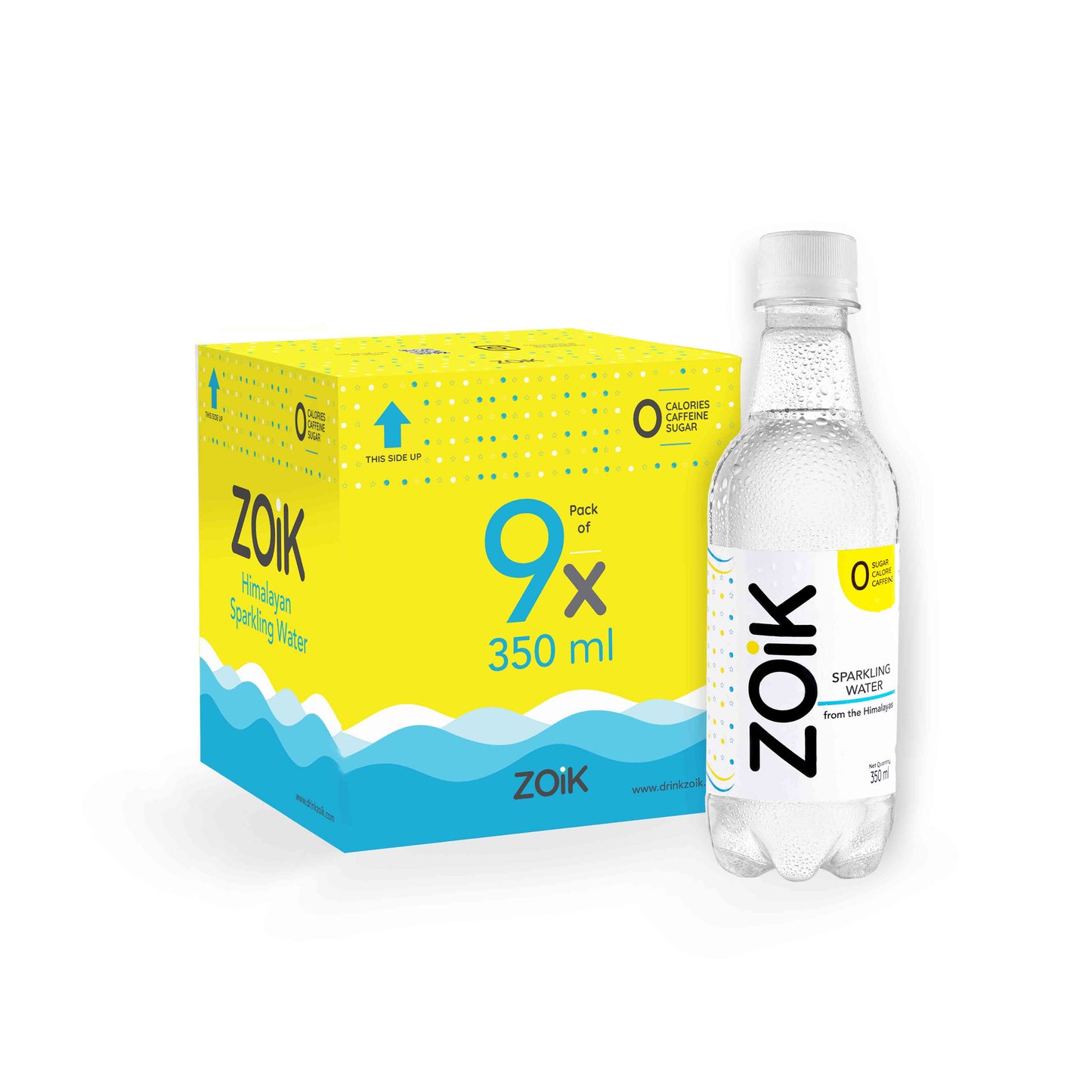 ZOiK Natural Mineral Sparkling Water (350ml each)